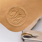 Customize Embossing Stamp Wedding Monogram Embosser Stamp,Personalized 2 initials Embosser Stamp,Wedding gift,hand held embosser