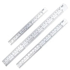 15/20/30/40/50cm Stainless Steel Ruler Double Side Scale Stainless Steel Straight Ruler Thickening Engineer Grade Measuring Tool