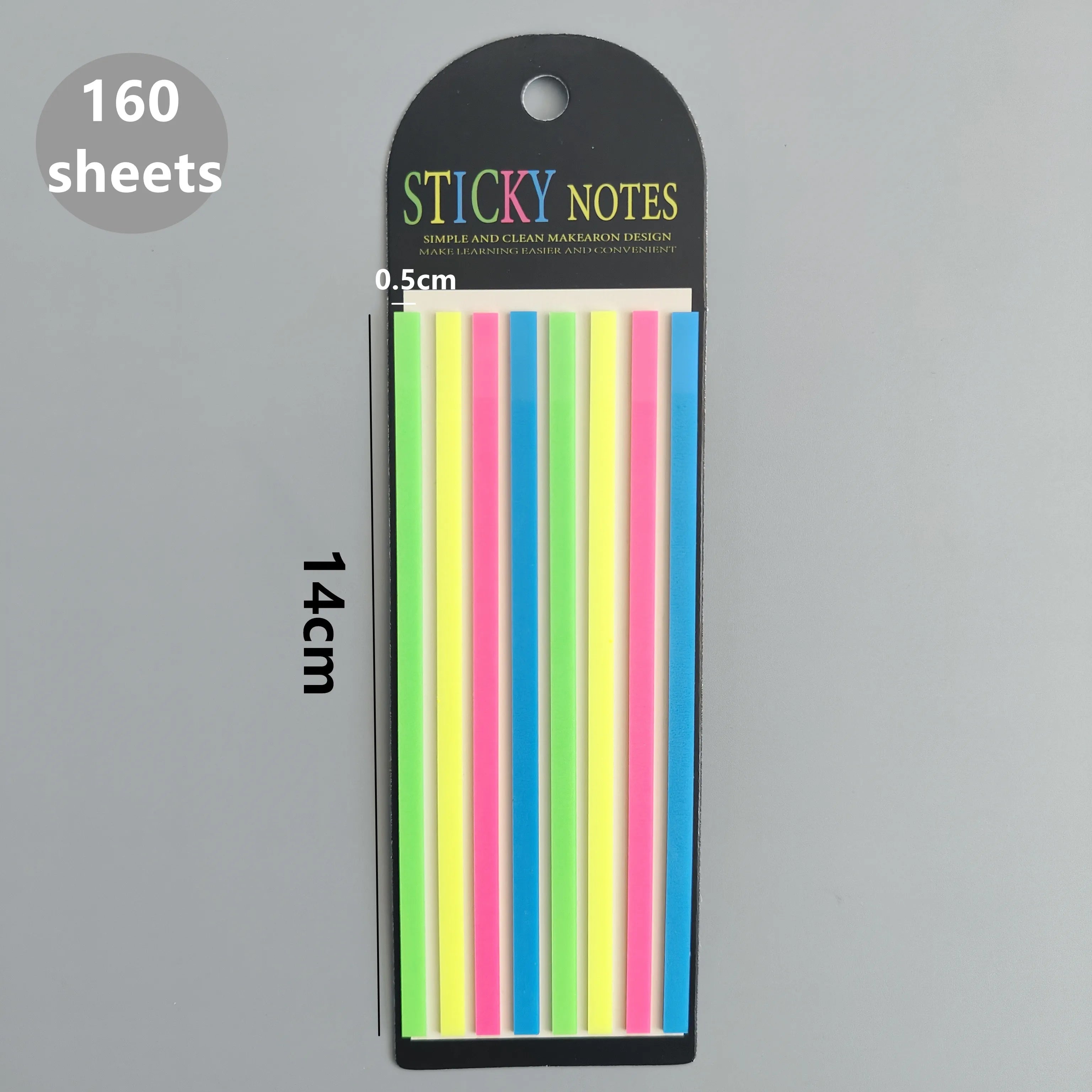 160 Sheets Transparent Sticky Notes Self-Adhesive Reading Annotation for Books Notepad Bookmarks  Memo Pad Index Tabs