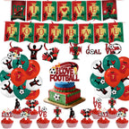 Football Player Theme Party Decoration Soccer Cr&7 Superstar Party Supplies Plate Cup Balloon Banner Paper Backdrop Party Gift