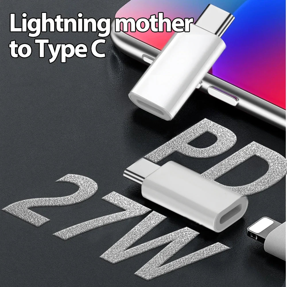 5-1Pcs Lightnning Female To Type C Male Adapter for iPhone 17 16 15 Samsung USB C Charging Converters IOS To Type C Converter