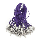 50pcs/lot Hand Wrist Lanyard String Short Grip Lanyard Mobile Phone Strap for USB Flash Drive Keychain ID Badge Holder DIY
