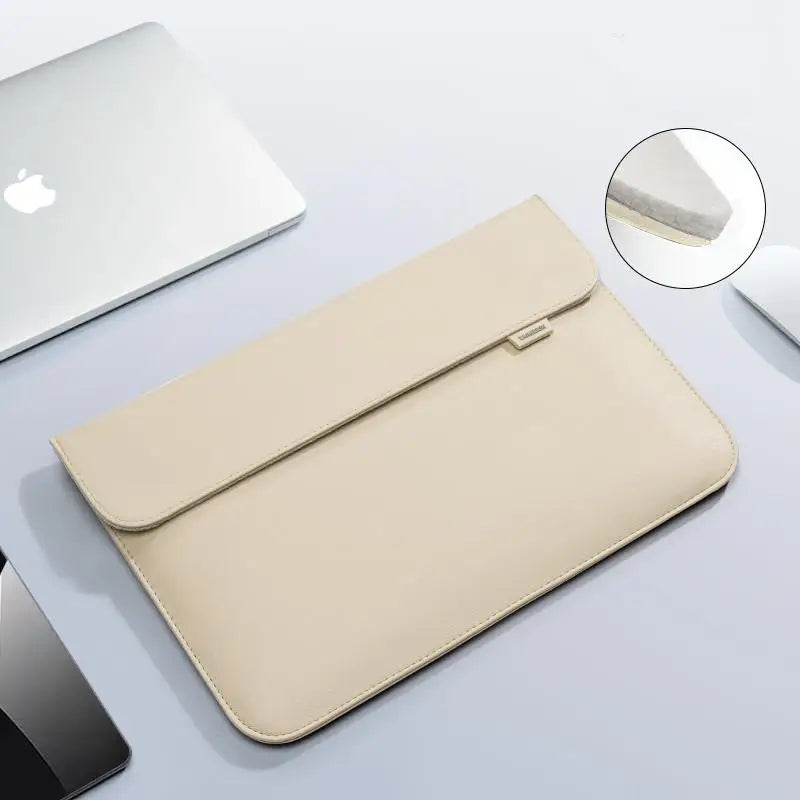 Laptop Sleeve Bag Cases For Macbook Pro Air 13.3 M4 M3 13.6 14 16 15 XiaoMi 15.6 Notebook Pouch Cover HP DELL Shell Accessories