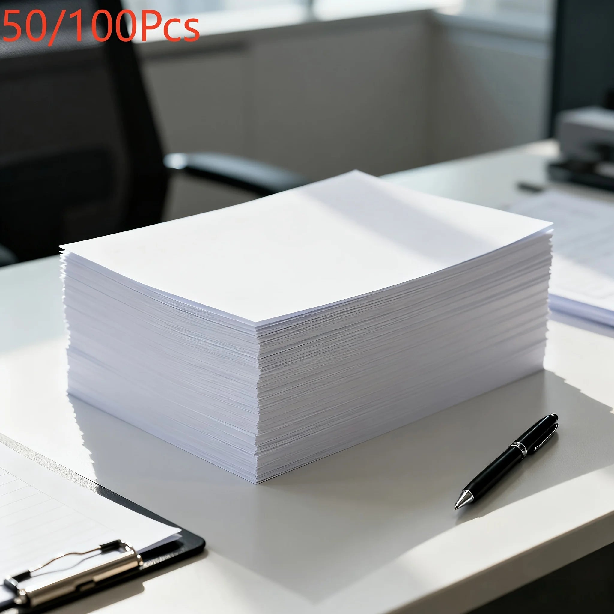 50/100pcs A4 White Cardstock for Printing Card
