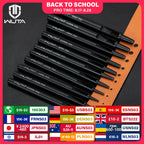 WUTA 1PC Leather Punching Tool Round Hole Hollow Puncher Black Titanium Plated Anti-rust DIY Craft Tool for Belt,Watch Band