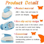 8/16/25/38/50mm Random Color Butterfly Shape Hole Punch, DIY Embossing Punch, Scrapbooking Machine, Paper Cutting Punch.