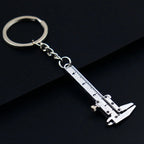 New Fashion Car Key Mini Vernier Caliper Portable 0-40mm Keychain Measuring Gauging Tools Car Turbo Key Chain Ring Ruler Caliper
