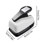 Square Punches For Paper Crafts Hole Cutter Paper Punches for Adult Child Student Kids card making custom scrapbooking  Photo