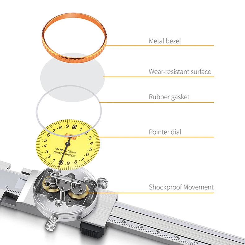 90 Degree Precision Electronic Stainless Steel Boring Special Caliper Inner Diameter Measurement Tool Aperture Digital Caliper