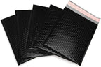 20 Pcs Bubble Envelopes - Large Size Black Bubble Mailers Self Seal, Waterproof Postal Bags for Protecting Mailing & Packaging