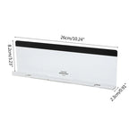 1Message Storage Board Under Computer Monitor，Office Desk Side Storage Rack Message Board Can Hold Phone Charging Memo Stickers