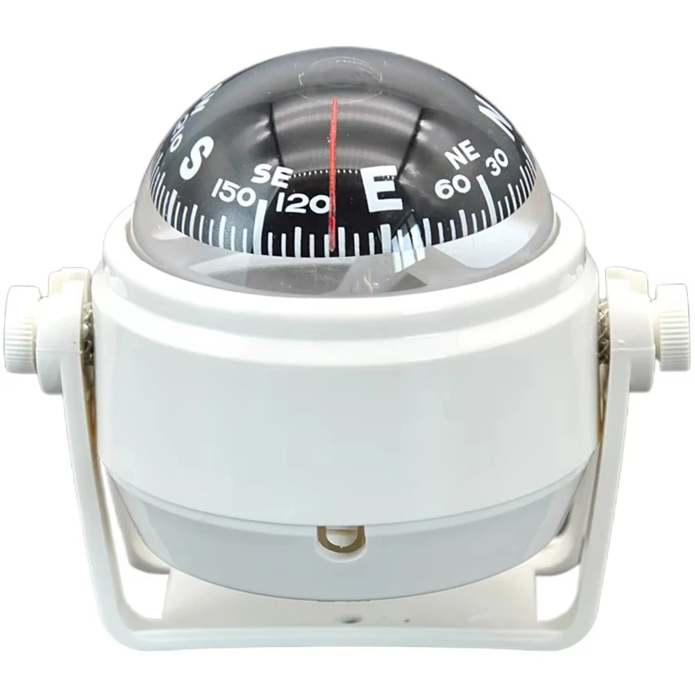 Ball Shaped Vehicle Navigation Car Compass with Dial Sea Pivoting Marine Boat Compass Splashproof Sea Marine Electronic Compass
