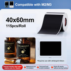 300dpi Niimbot M2 Portable Thermal Transfer Label Printer Multi-function Sticker Label Maker Machine for Clothes Tag Power Cable