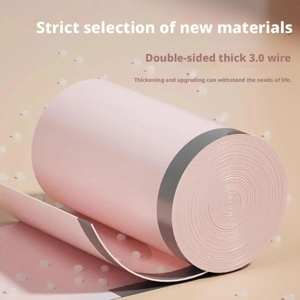 100PCS/Roll Drawstring Trash Bags Tear-Free,Leakproof,Heavy Duty,Strong Garbage Can Liners for Home Household Use