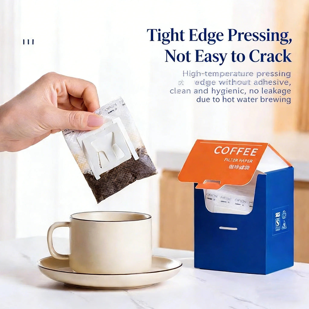 Disposable Coffee Filter Bags Portable Drip Coffee Paper Pack Hanging Ear Espresso Coffee Accessories Tea Brewing Tools