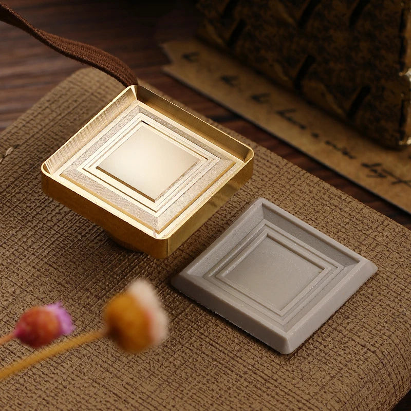 Fire Paint Seal Wax Stamp Heads Photo Frame Series Sealing Wax Stamp Head For DIY Scrapbooking Envelope Wedding Party Invitation
