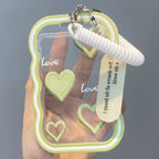 Kpop Photocard Holder Photo Display Holder With Star Keychain Idol Picture Protector Sleeves Credit ID Cards Protective Case