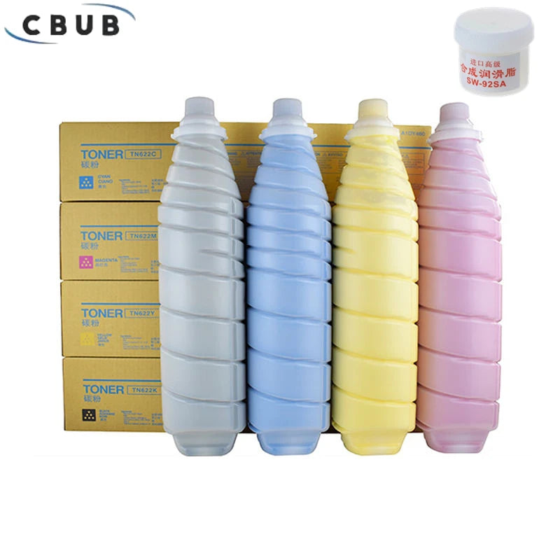 4PCS Color Cartridge TN615 Toner For Konica Minolta C8000 Bizhub Tn615c TN615K Compatible China Tn 615M Quality Toner