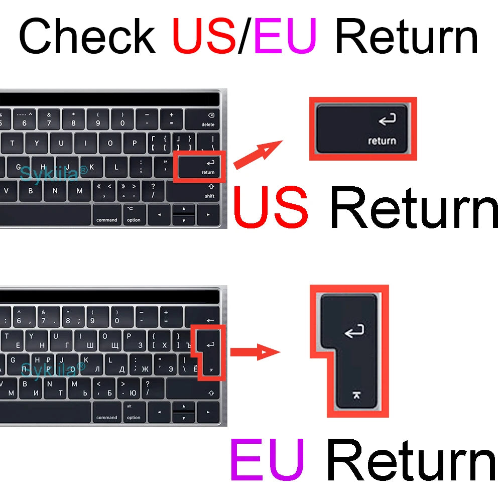 Keyboard Cover for Macbook Air 13 M5 M4 15 M3 11 Pro 13 14 M2 M1 Max Pro 16 15 12 Neo Silicone Protector Case Skin A3426 A3428