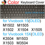 Keyboard Cover for ASUS Vivobook 15 Pro 15X OLED GO S S15 N6506 S5507 S5506 M5506 X1505 M1505 K3504 Silicone Protector Skin Case