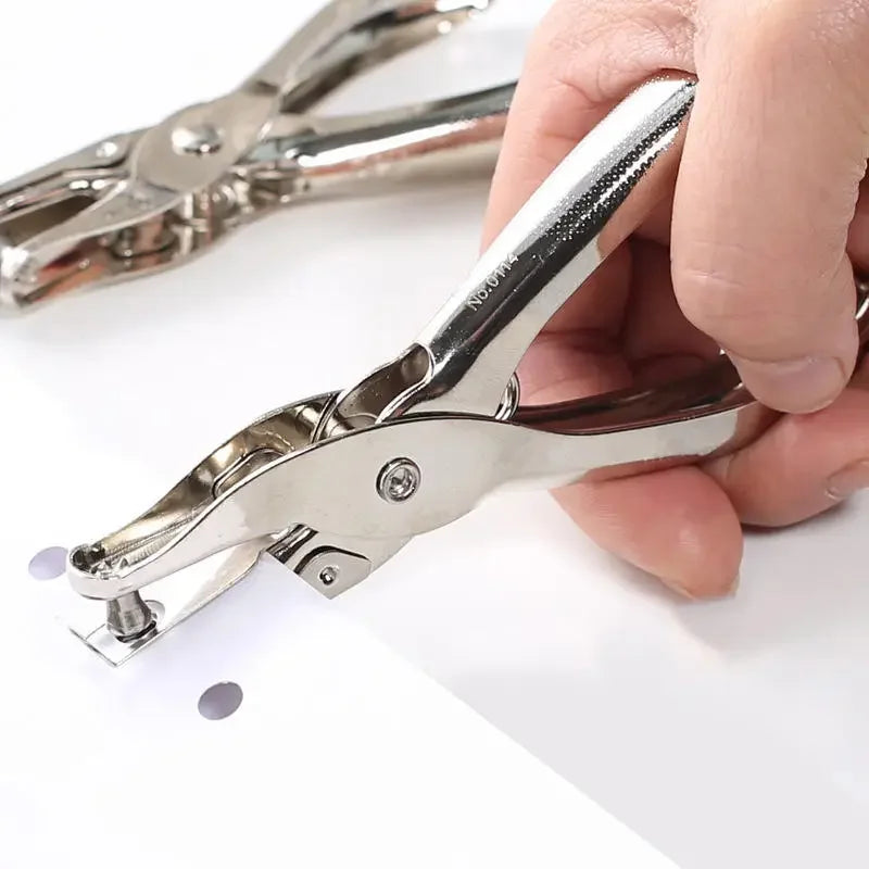 Single Hole Puncher Metal 3mm/6mm Pore Diameter Punch Pliers Hand Paper Scrapbooking Punches Punching Tools