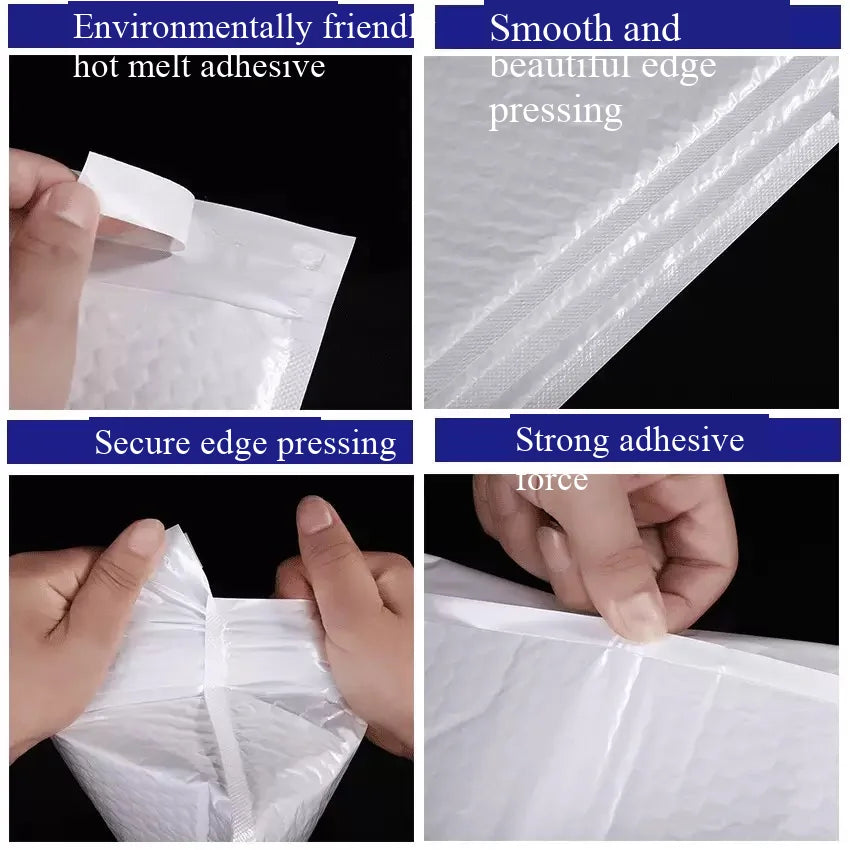 50PCS 100PCS White Multifunctional Bubble Mailing Envelope SelfAdhesive Sealed Express Packaging Suitable For Multiple Scenarios
