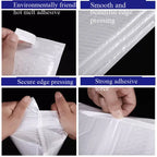 100Pcs White Bubble Envelopes With Bubble Buffering And AntiCollision SelfAdhesive Sealing Strips For Express Packaging