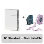 Niimbot N1/B18 Thermal Transfer Label Sticker Printer Mini Label Maker With Ribbon PET Papers For Jewelry Store Cable Cosmetics