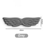 Keyboard Mouse Wrist Rest Angel Wing Memory Foam Mouse Pad Set Wrist Support Ergonomic Non-Slip for Computer Laptop Easy Typing