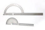 Goniometer Stainless Steel Protractor Metal Ruler Multi Angle Measuring Ruler Carpentry Tool Angle Meter Angle Finder Goniometro