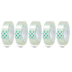 20-1Roll Transparent Adhesive Tape 0.8cm 1.2cm 1.8cm Width Strong Clear Sealing Tape for Office School Home Packaging Stationery