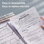 Multifunctional PP Storage Booklet Loose Leaf A4/A5/B5 Binder Family ID Storage Bag Dustproof Photo Album School