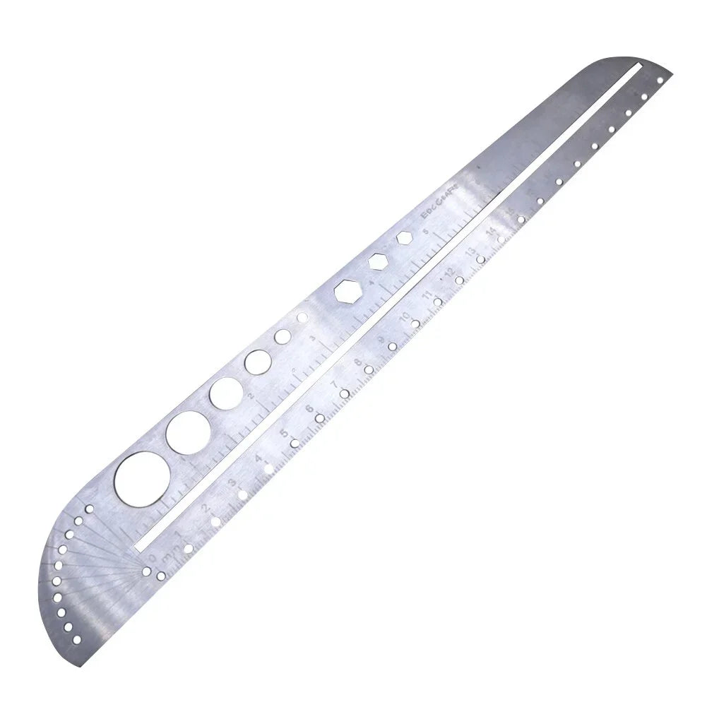 Multifunctional Stainless Steel Angle Ruler Measurement Tool Kawaii School Supplies Art Craft Geometry Drawing Instrument
