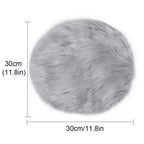 Pink Nail Art Soft Fur Foldable Hand Rest Pad Nail Art Photo Background Manicure Practice Cushion Mat Nail Equipment Tool