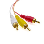 HDMI-compatible To 3RCA Cable 1.5M Audio Video Wire Cable Connector Adapter for Set-Top Box To TV