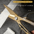 High Precision Office Scissors,Sharp Stainless Steel Blades with PP Plastic Handle for Smooth Cutting,Perfect for School、Office