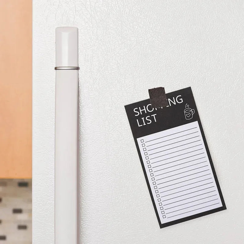 Magnetic Fridge Message Board，Portable Tearable  Magnet Memo Board Sticky Notes，Home Kitchen Shopping List Office Memo Planner