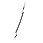 1.2m/2m/3m Max Stretch Plastic Spring Elastic Rope Fishing Lanyards With Carabiner Boating Ropes Anti-lost Phone Keychain Lock
