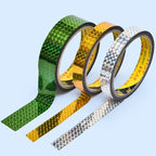 30/50M Self-Adhesive Decorative Laser Tape DIY Glitter Party Gift Packing Home Decor Tape Hot Stamping Sticker Gold Silver Tape