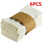 Table Cloth Napkins Durable Polyester Thicken Placemat Reusable for Kitchen Dining  Wedding Decoration 16inch*16inch