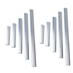 10pcs Straight Aluminum Ruler 15Mm 20Mm 30Mm 40Mm 50Mm Multi-Color Metal Ruler Set For Students Stationery Geometry Tools