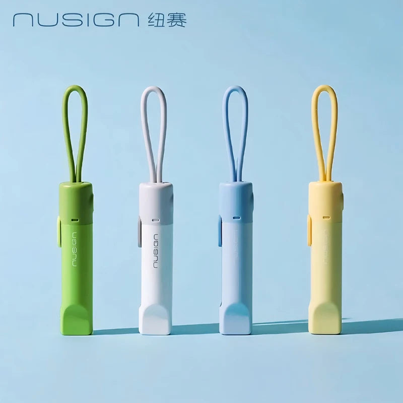 NUSIGN Magnetic Mini Box Cutter Portable Retractable Blade Paper & Letter Opener Durable ABS Material for Office & Home Use