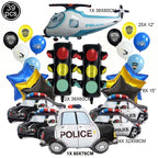 Police Party Plates Napkins Police Birthday Party Tableware Set Police Officer Car Party Decorations Favors Police Theme Party