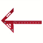 2pcs Center Finder and T-Square Hole Scribe Ruler Kit, Carpenter Center Measuring Tool, Metric & Inch Woodworking Projects Tool