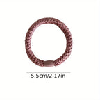 5pcs/set Hair Ties Twisted Knitted Rubber Bands Basic Elastic Hair Band Durable Ponytail Holder Women Hair Accessories