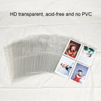 3-Ring A5 Binder Photo Album Photocard Holder Scrapbook with Cotton Padding, High-Gloss Surface for Pokemon Yu-Gi-Oh Card Album