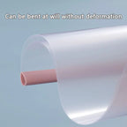 5pc/set A4 Transparent Folder Thickened Plastic Folder File Waterproof Test Paper Storage Bag Office Document Classification Bag