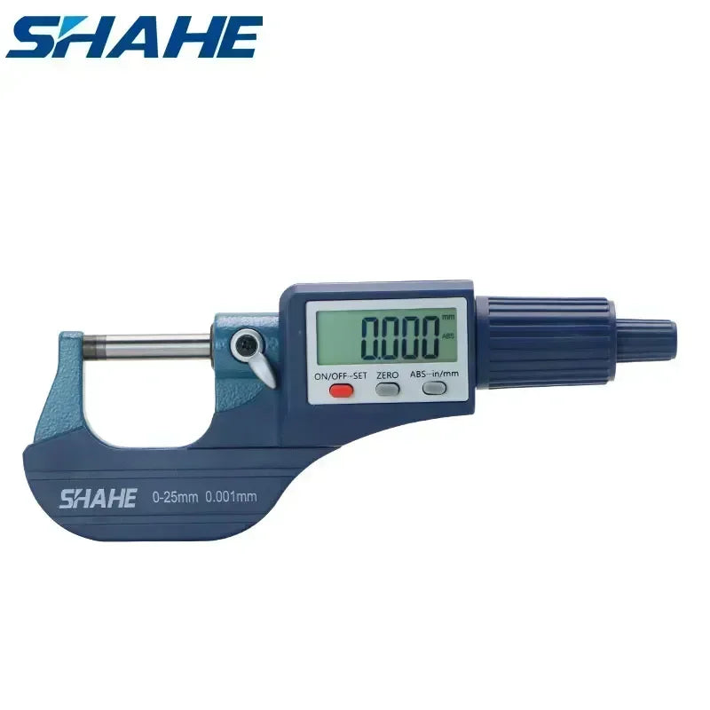 0.001 MM Electronic Outside Micrometer 0-25 MM With Extra Large LCD Screen Digital Micrometer Electronic Digital Caliper Gauge