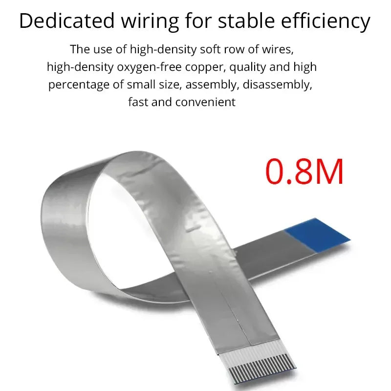 Ribbon FPV HDMI-Compatible Connector Flexible Flat Cable Raspberry Pi 4 Micro HDMI to HDMI/Mini HDMI Female 90 Degree FFC 20pin