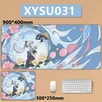 Anime Game Furina Neuvillette Mavuika Wanderer Raiden Columbina XXL Large Genshin Impact Mouse Pad Keyboard Desk Mat Mousepad
